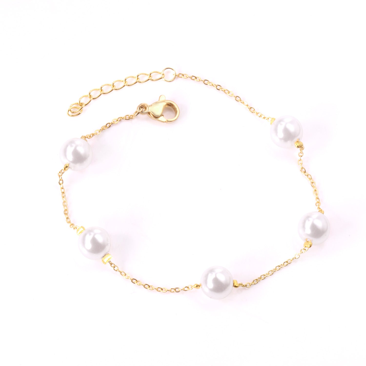 Zartes Perlenarmband für Damen