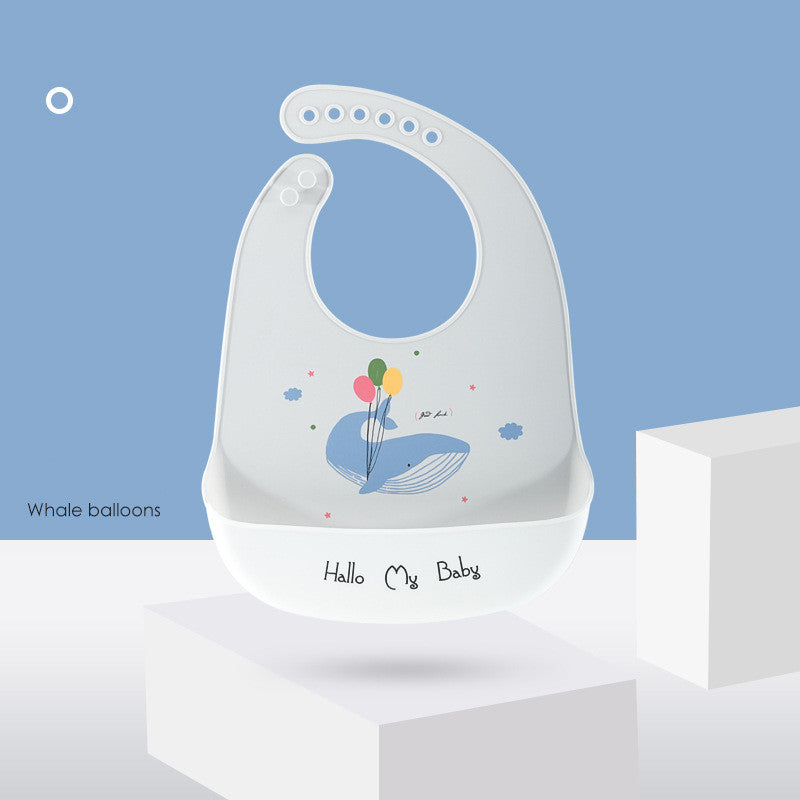Wasserdichtes Silikon-Lätzchen für Babys & Kleinkinder
