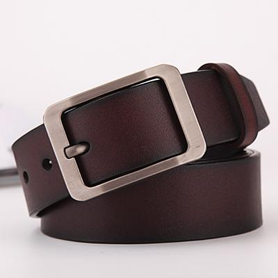 Klassischer Ledergürtel für Herren mit eleganter Schnalle