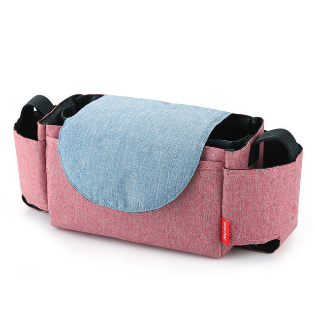 Kinderwagen Organizer mit Flaschenhalter & Stauraum