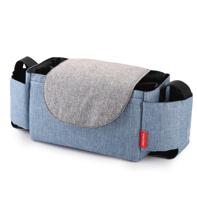Kinderwagen Organizer mit Flaschenhalter & Stauraum