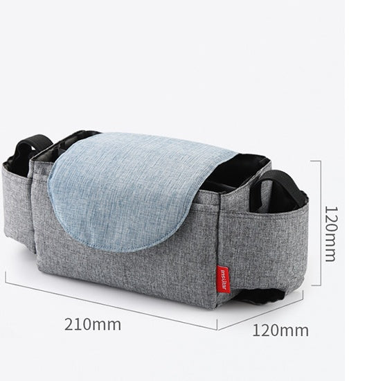Kinderwagen Organizer mit Flaschenhalter & Stauraum
