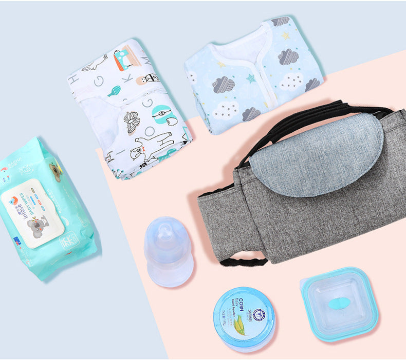 Kinderwagen Organizer mit Flaschenhalter & Stauraum