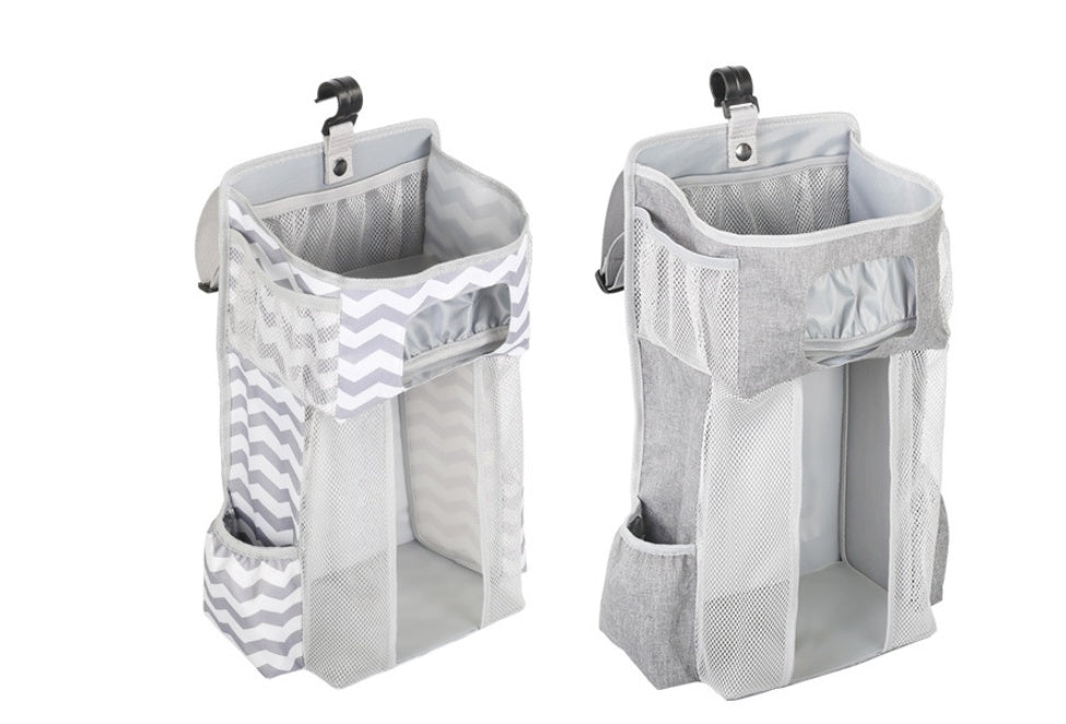 Hängender Babybett Organizer für Windeln & Zubehör